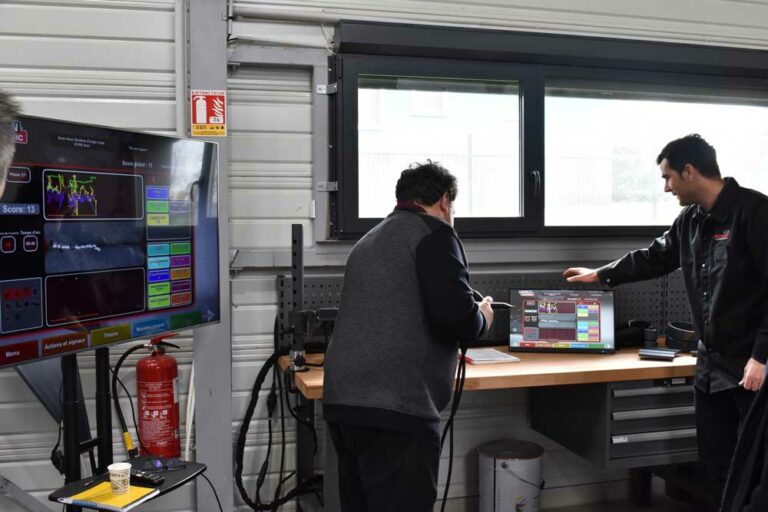 Photo qui montre les essais dans le TechLab