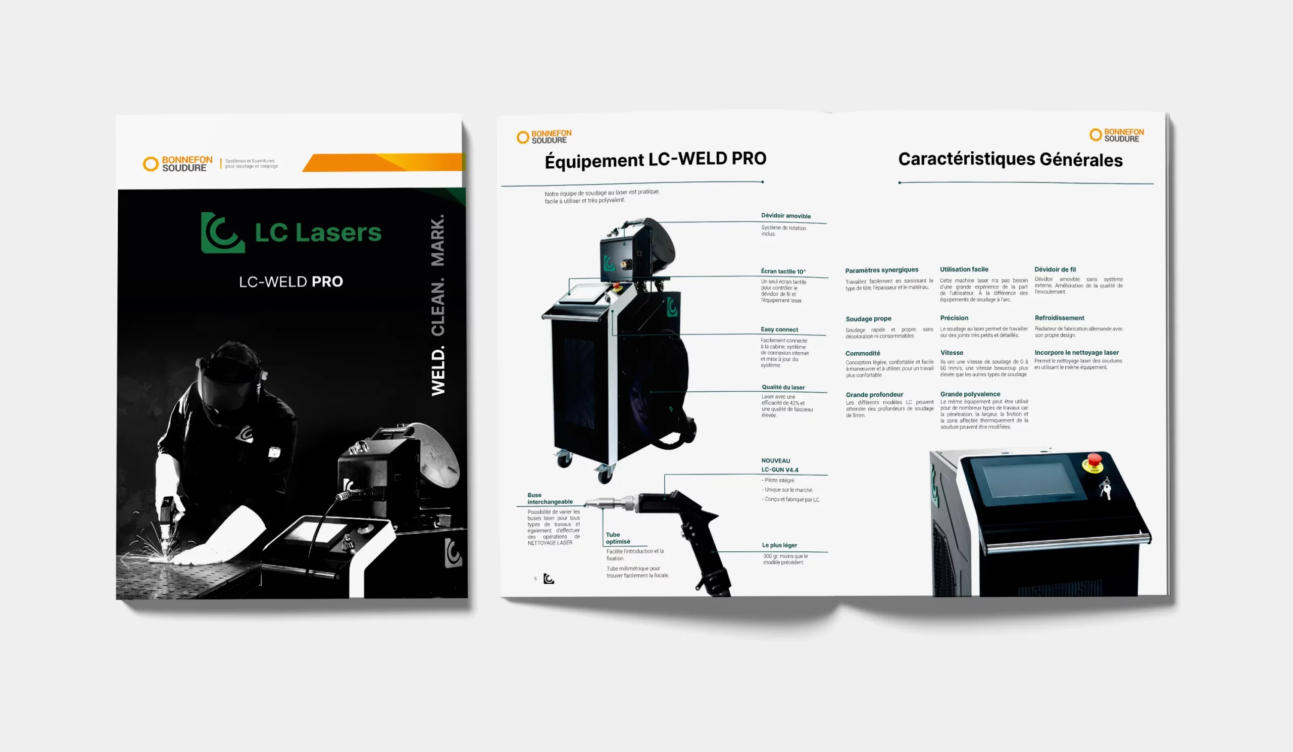 Miniature brochure soudage laser pro LC Lasers