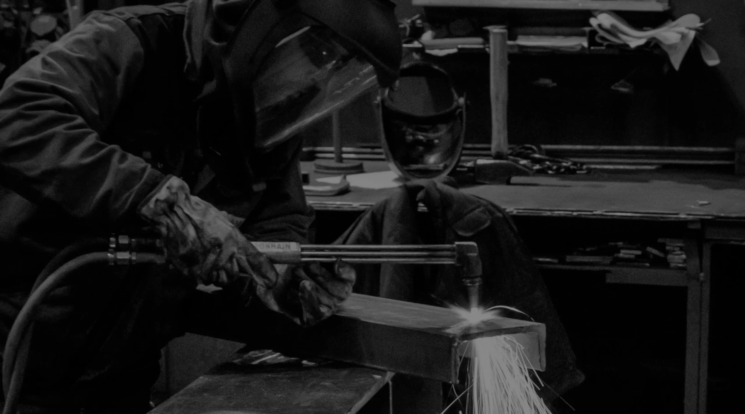 Chalumeaux de soudure en utilisation