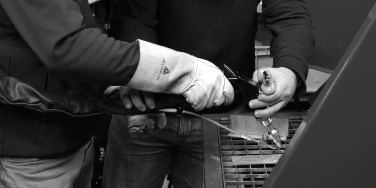Essais et démonstrations dans les locaux BONNEFON à Bouguenais SOUDURE